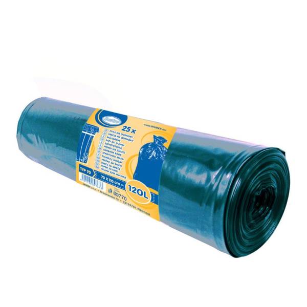 25x Müllsack (LDPE) Typ70 blau 70 x 110 cm 120L