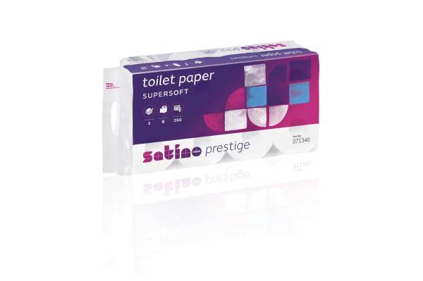 Toilettenpapier Satino Prestige 3-lagig hochweiss