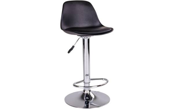 House Nordic Barhocker Trondheim 2 Stück, 41 x 104 cm, Chrom/Schwarz