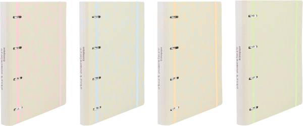 ANCOR Ringbuch A4 116021 ECOLOGIQUE, 4-Ring, liniert