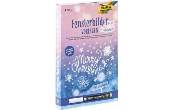 folia Fensterbilder-Vorlage "Kalte Jahreszeit"