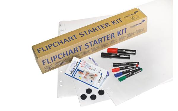 Legamaster Starterkit Zubehörset 20 Blatt Blanco, 3 Stück