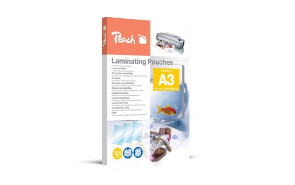 Peach Laminierfolie A3, , 25 Stück, Glänzend