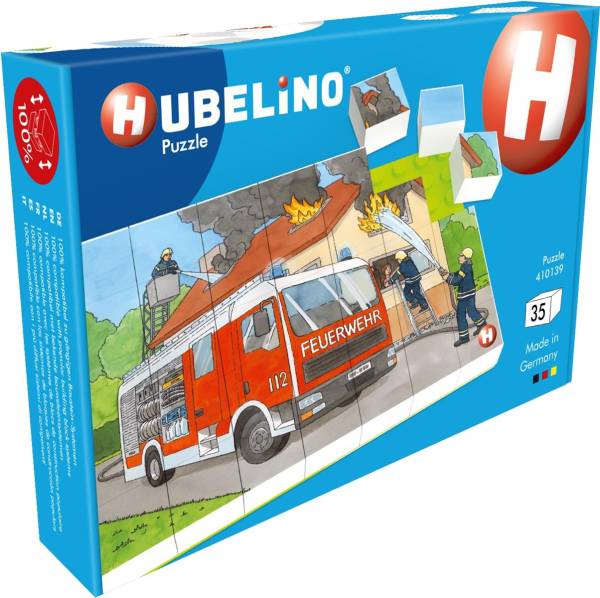 Hubelino Puzzle: Feuerwehr Einsatz [35 Teile]