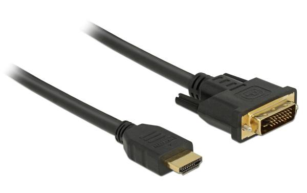 Delock Kabel HDMI – DVI, 10m, bidirektional