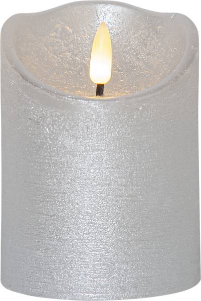 LED Pillar Kerze Flamme Rustic