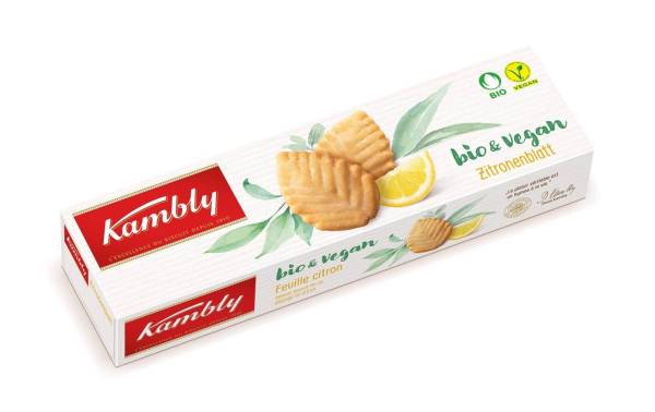 Kambly Guetzli Zitronenblatt Bio &amp; vegan 110 g