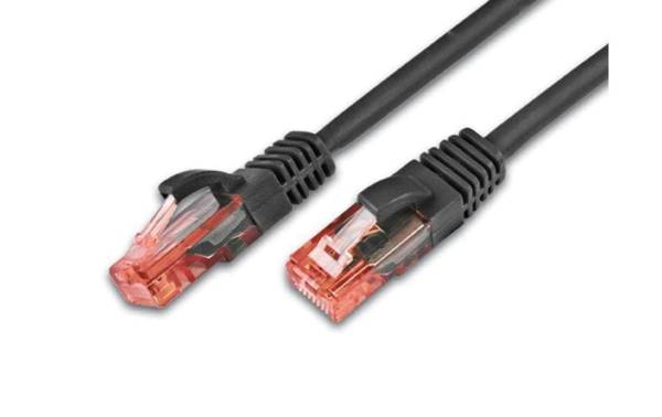Wirewin Patchkabel Cat 6, UTP, 15 m, Schwarz