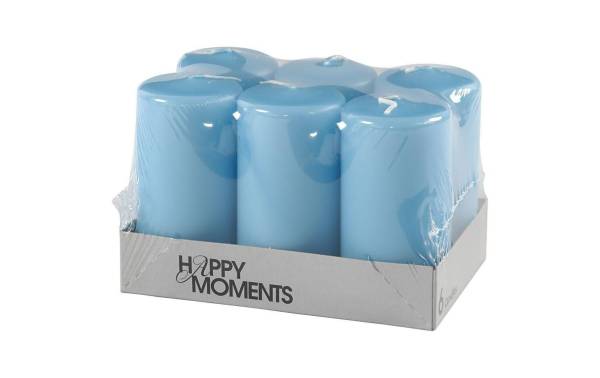 Creativ Company Kerzenset Ø 5 cm Hellblau, 6 Stück