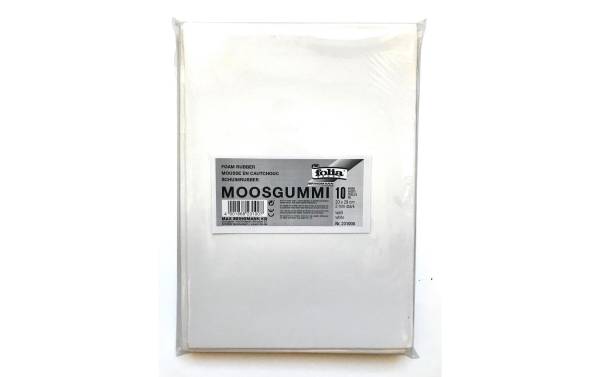 folia Moosgummi, (B)200 x (H)290 mm, weiß