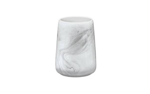 Kleine Wolke Zahnputzbecher Marble Grau-Marmor