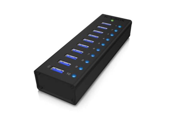 BOX 10-Port USB 3Hub ICY IB-AC6110