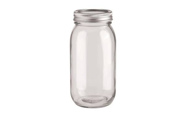 Glorex Glas mit Deckel Lili Rose 650 ml 1 Stück