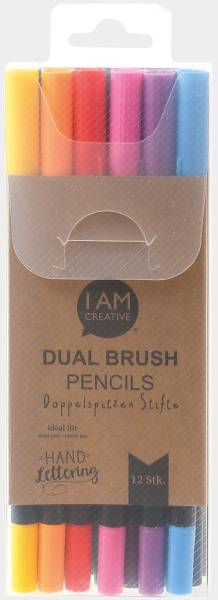 AM CREA Dual BrushPencils wasserbasis, 12 Stück I 4005.66