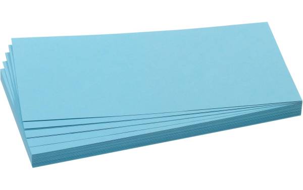 FRANKEN Moderationskarte, Rechteck, 205 x 95 mm, hellblau