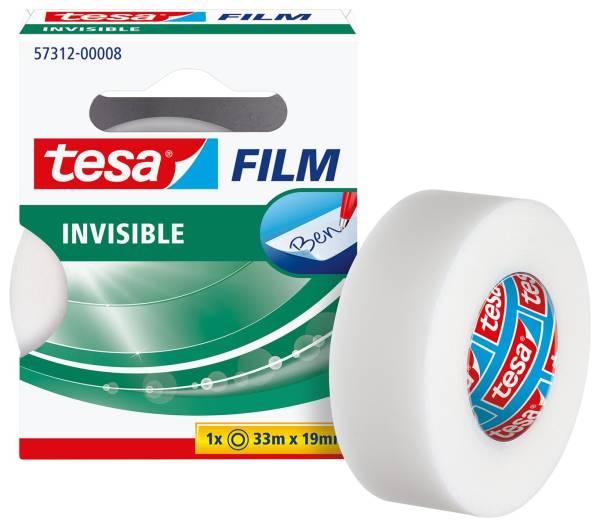 Tesafilm 33mx19mm invisible 1 Rolle TESA 57312-000