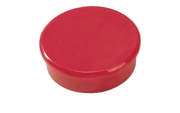 Berec Haftmagnet Ø 20 mm, 10 Stück, Rot
