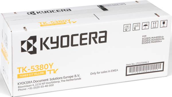 KYOCERA Toner-Modul yellow TK-5380Y Ecosys PA4000cx 10'000 Seiten