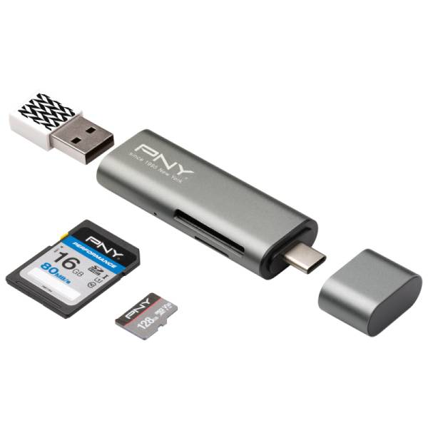 Card Reader/Adapter USB Typ C/A PNY RTCUA3N