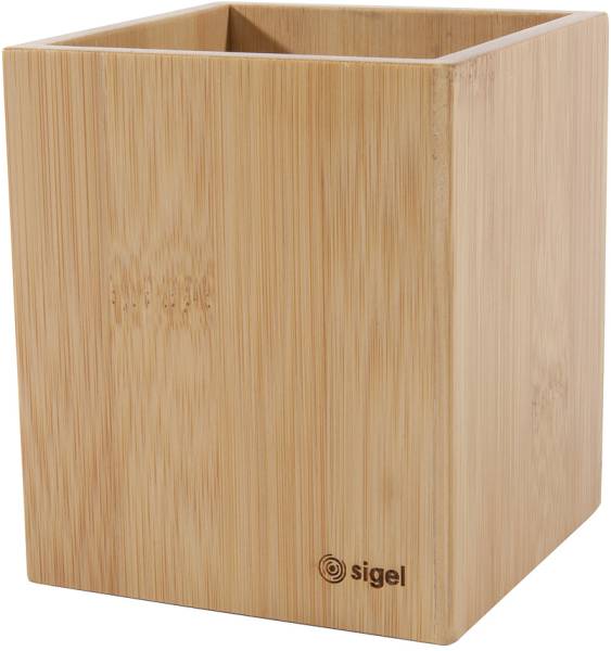 SIGEL Stifteköcher Eyestyle SA204 bambus 9.8×9.8cm