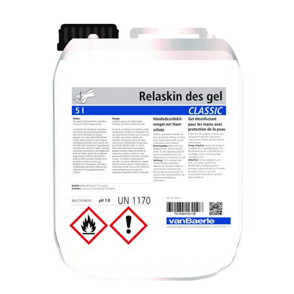 Relaskin des gel Classic Handdesinfektionsgel