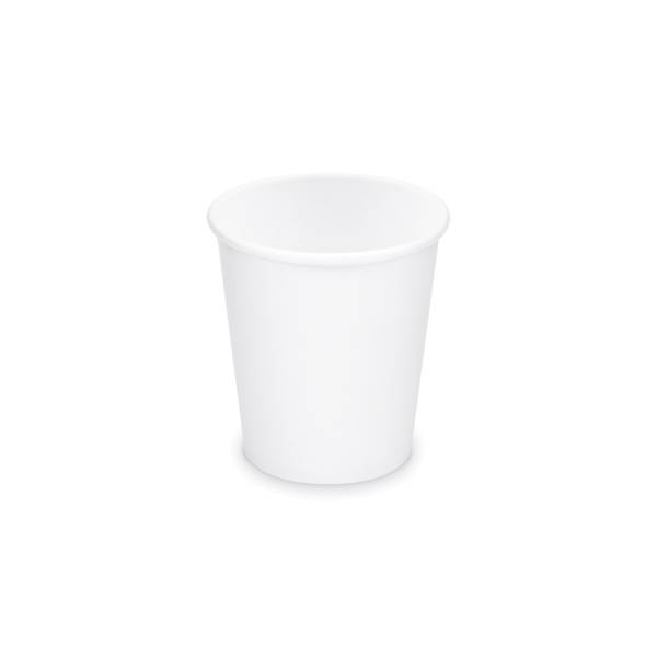 Pappbecher weiß 73mm 200ml S: 0,18L,7oz – 50 Stück