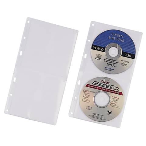 DURABLE CD-/DVD-Hülle COVER S, für 2 CD's, PP, 156 x 288 mm