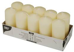 PAPSTAR Stumpenkerze, Durchmesser: 40 mm, creme