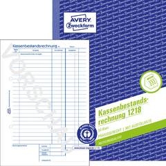 AVERY ZW. Zweckform Recycling-Formularbuch "Kassenbuch", A4