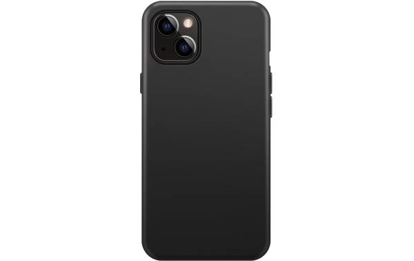 Xqisit Back Cover Silicone Case AB iPhone 14 Plus MagSafe Schwarz