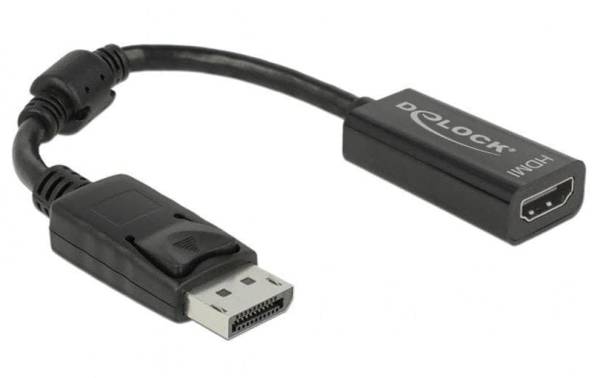 Delock Adapter Displayport – HDMI Schwarz