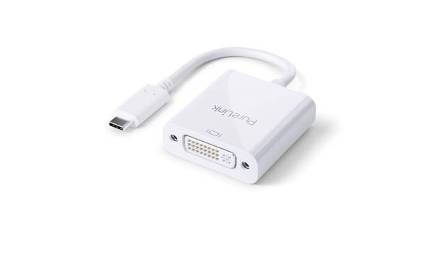 PureLink Adapter IS190 USB Type-C – DVI-I, Weiss