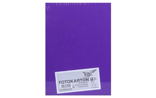 folia Fotokarton, DIN A4, 300 g/qm, dunkelviolett