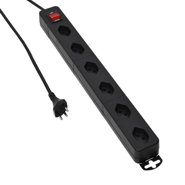 Standard-Line Quer Steckdosenleiste 6xT13