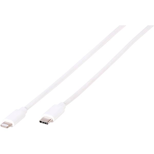 Kabel USB-C - Lightning, 1m, weiss VIVANCO 45281
