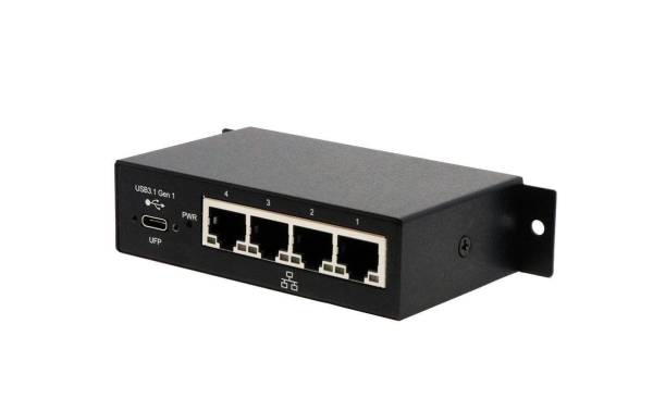 Exsys Netzwerk-Adapter EX-1330M USB-C - 4x RJ45 (Gbe)