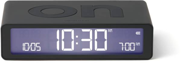 LEXON Funkwecker Flip Classic LR157G3 dunkelgrau, USB-C