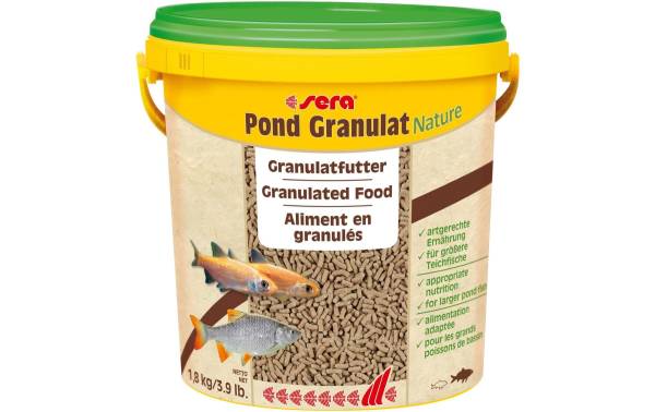 sera Teichfutter Pond Granulat Nature, 1800 g
