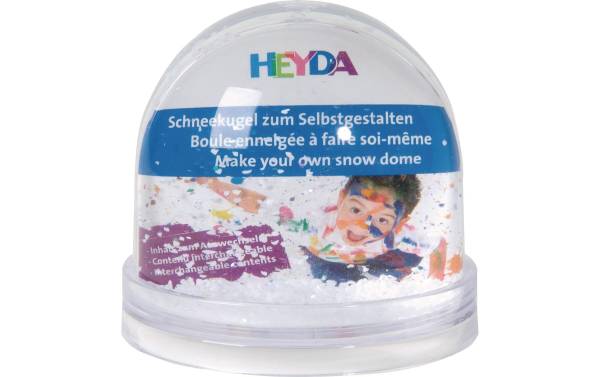 HEYDA Schneekugel zum Selbstgestalten, (B)90 x (H)85 mm