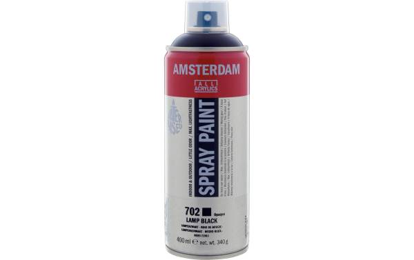 Amsterdam Acrylspray 400 ml, Lampenschwarz