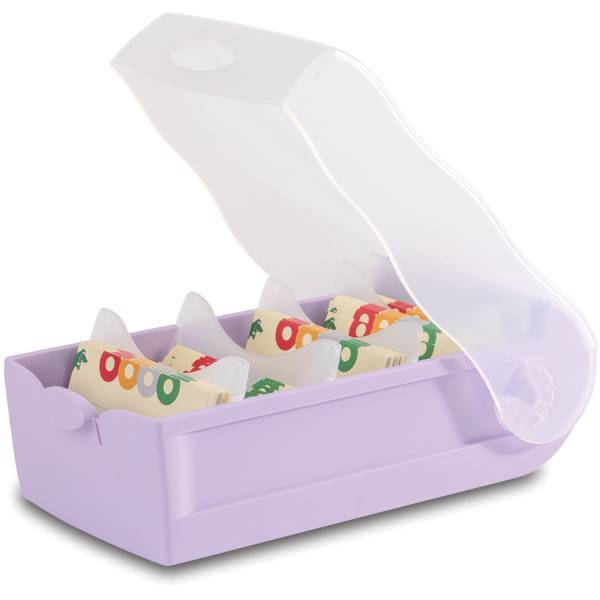 HAN Karteibox Croco A8 N451533 pastelllila 19.8×9.7×6.8cm