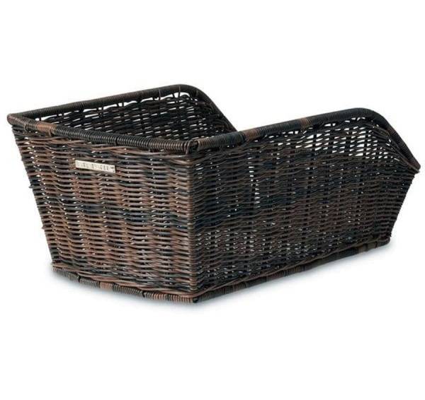 BASIL Velokorb Cento Rattan Look Braun