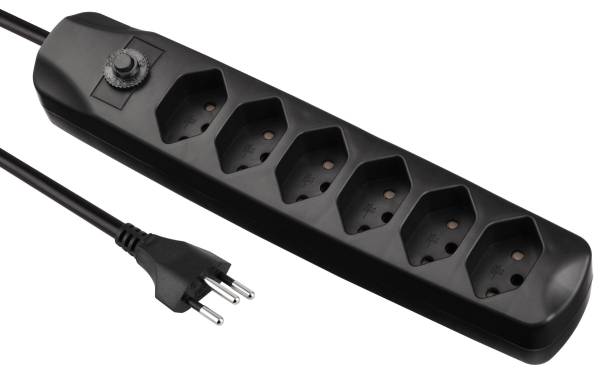 FURBER.power Steckdosenleiste mit Überlastschutz 6x T13