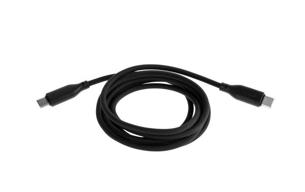 onit USB 2.0-Kabel Silikon USB C – USB C 1.5 m, Schwarz