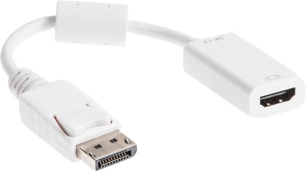 DisplayPort - HDMI Adapter male/female, 15cm LINK2GO AD1211WP