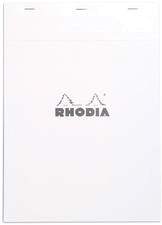 RHODIA Notizblock No. 18, DIN A4, kariert, weiß
