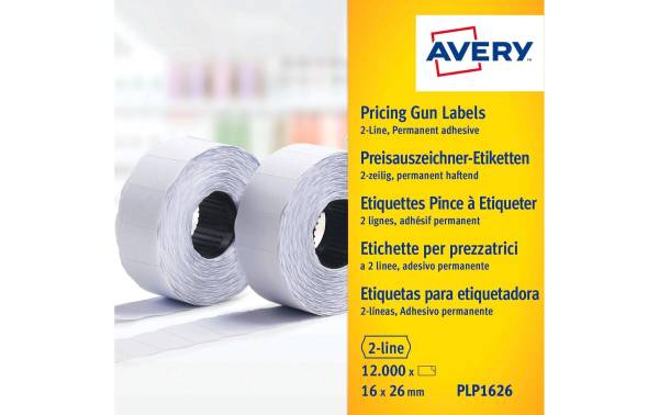 AVERY ZW. Zweckform Etiketten für Preisauszeichner, 26 x 16 mm