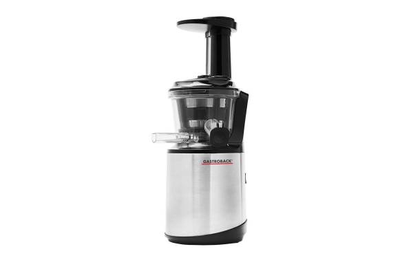 Gastroback Slow Juicer Advanced vital Schwarz/Silber