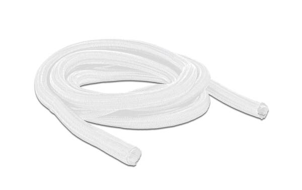 Delock Kabelschlauch Selbstschliessend, 2m x 13 mm Weiss