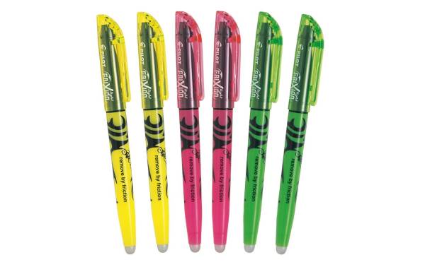 Pilot Leuchtmarker FlowPack FriXion Light 6 Stück, Mehrfarbig